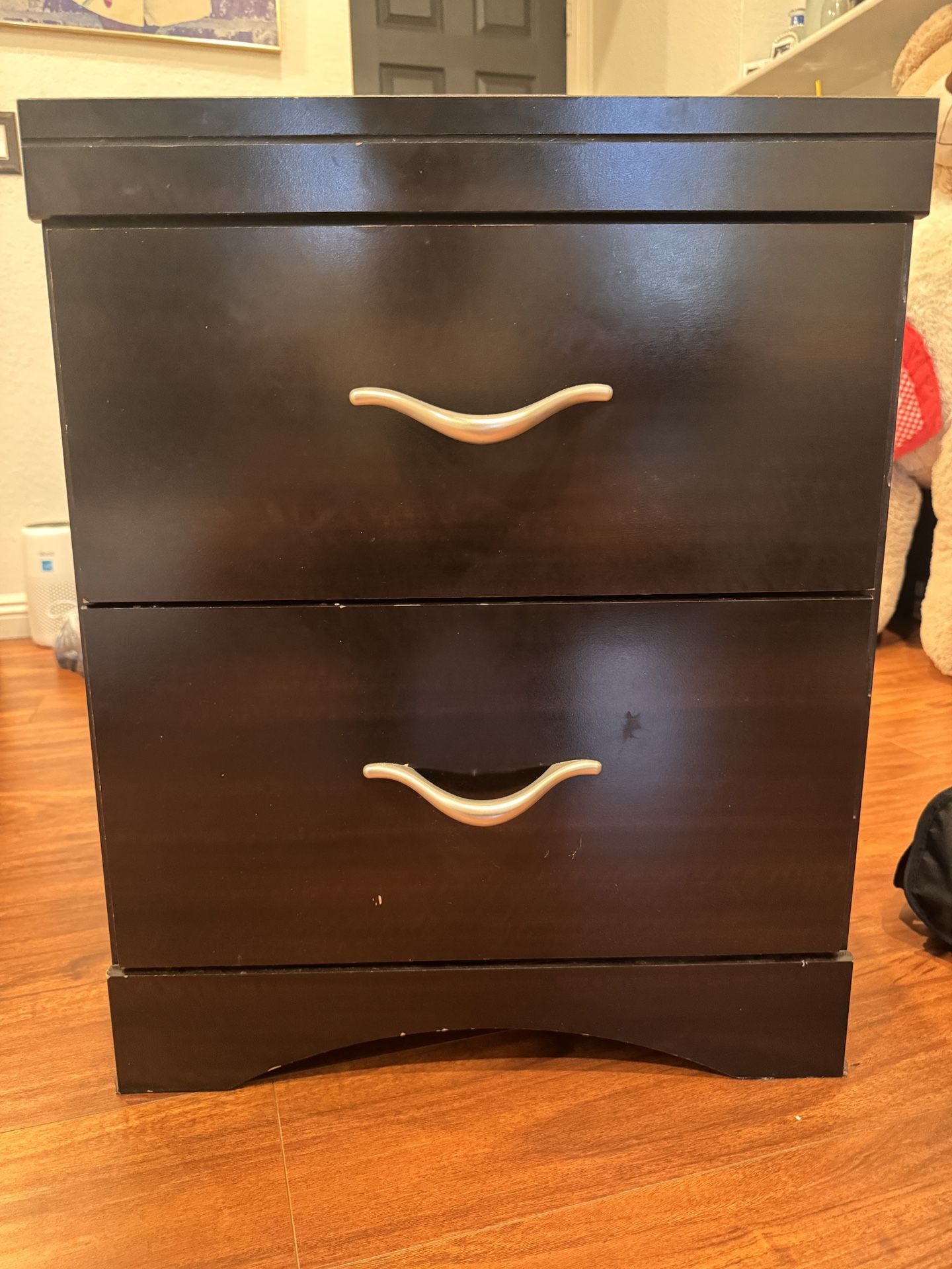 Two Drawer Side Table