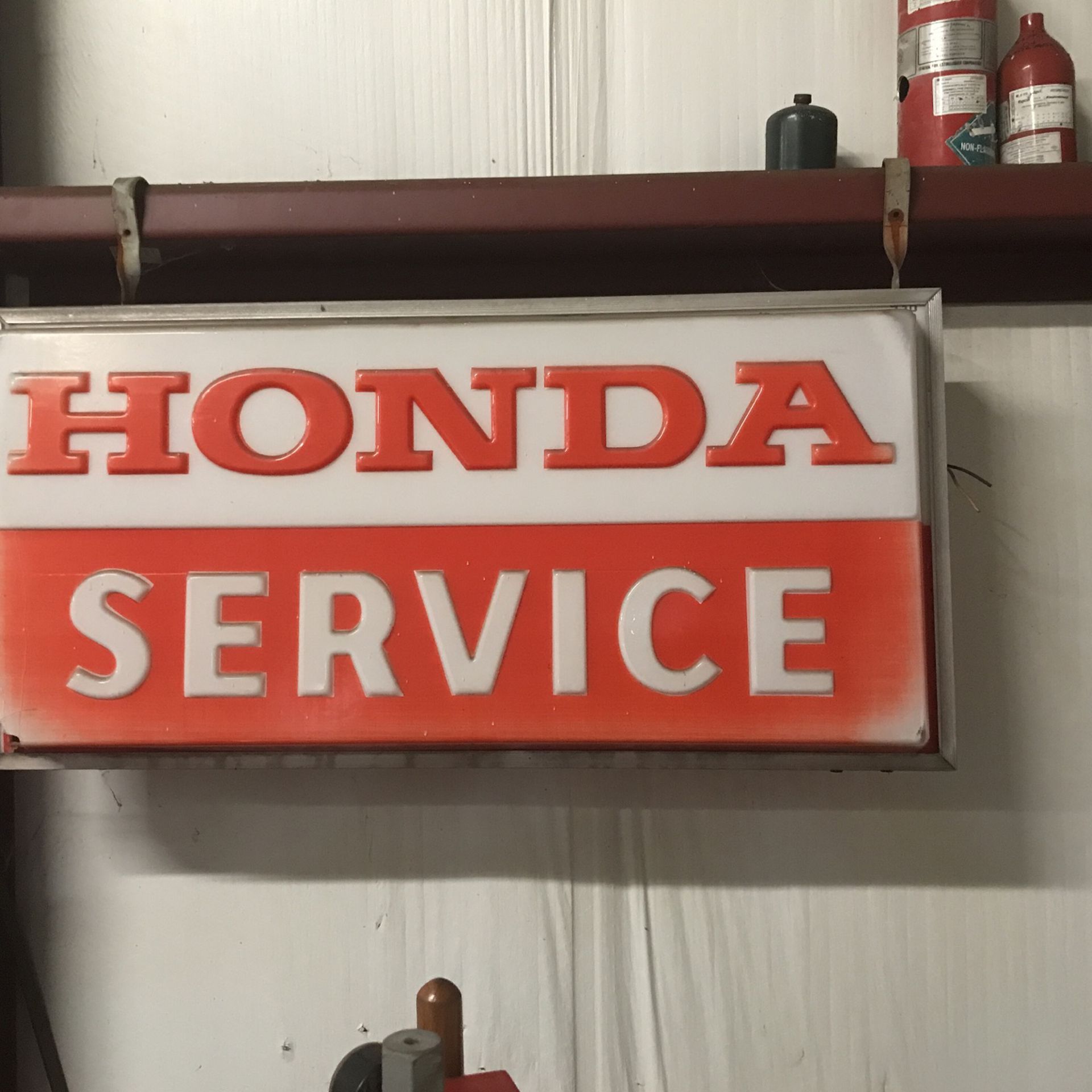 Honda Motorcycle Dealer Sign