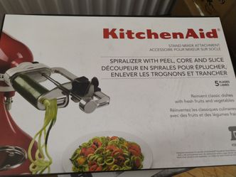 New KitchenAid -Spiralizer Peel, Core and Slice