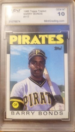 Barry Bonds Gem Mint 10 Rookie Card