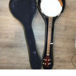 Banjo With Case