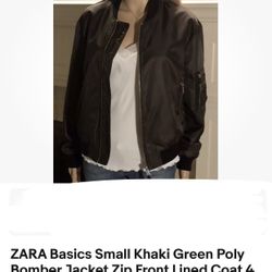 ZARA Bomber Jacket -GREEN 