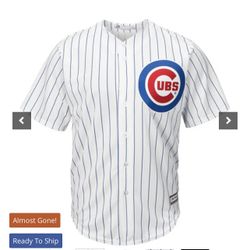 Chicago Cubs XXL Majestic Official Cool Base Jersey - White