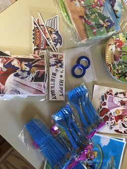 Sonic Party Decor
