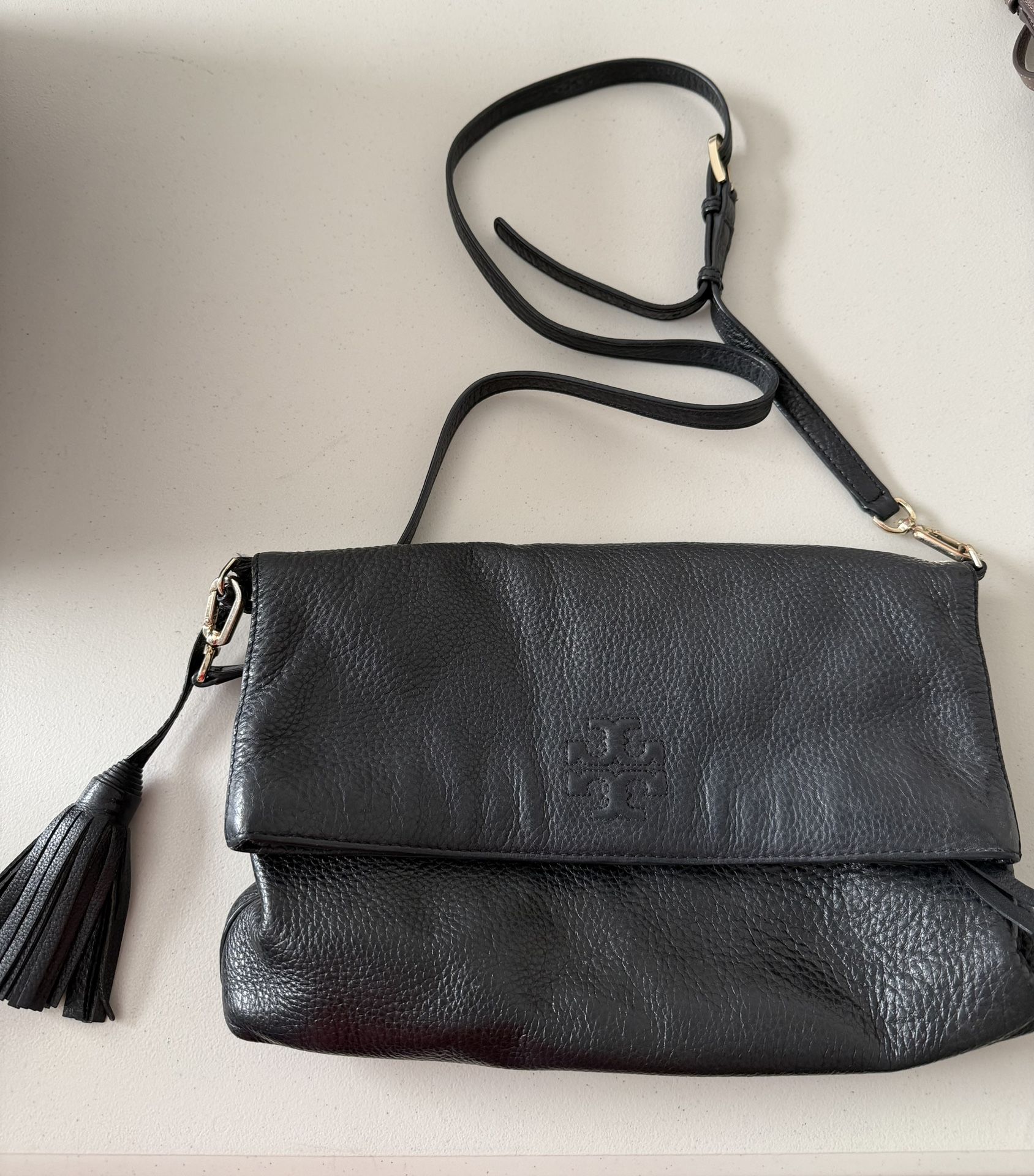 Black Tory Burch Leather Bag