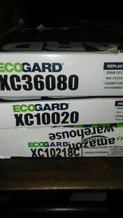 Ecogard cabin filters check num on pic for fittment 10 each