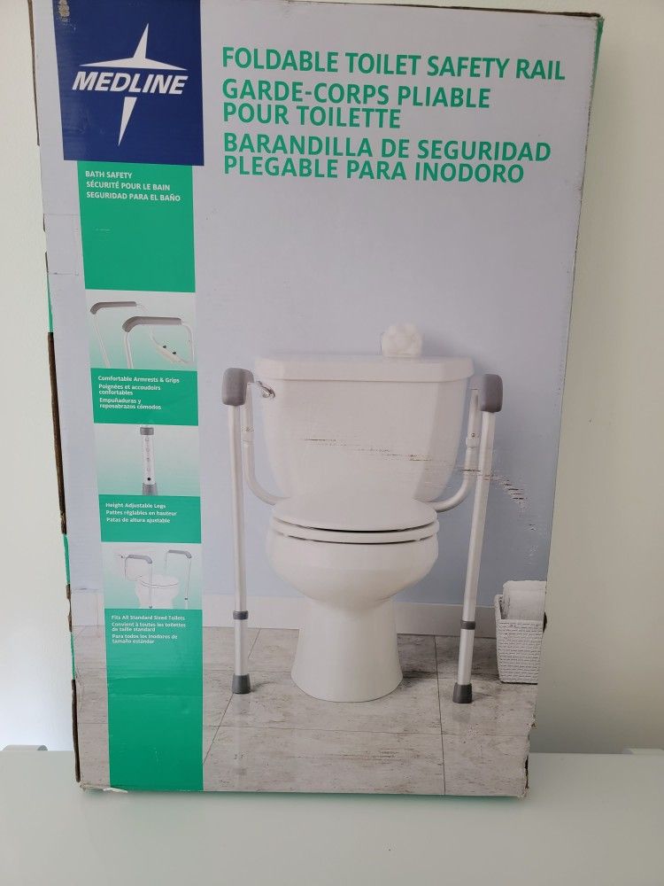 Foldable Toilet  Hand Rail