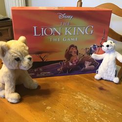 Lion King Board Game With Stuffed Animal 
