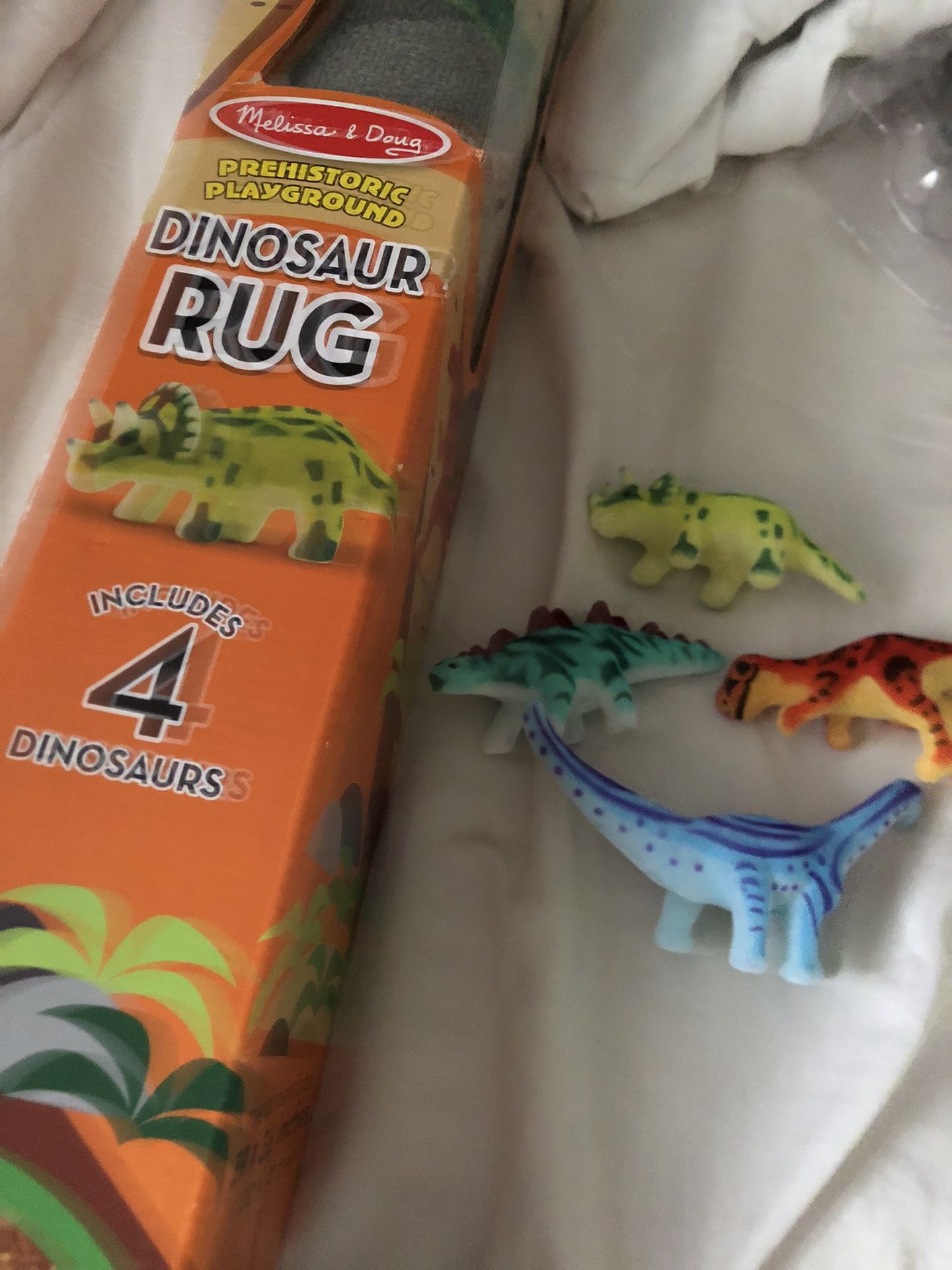 Dinosaur Kids Play Rug With Dinos
