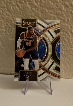 2023-24 Panini Select - Premier Level Julius Randle #155 White Disco Prizm /75