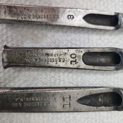 Osborne Round Pinch Set For Leather And Gasket Making