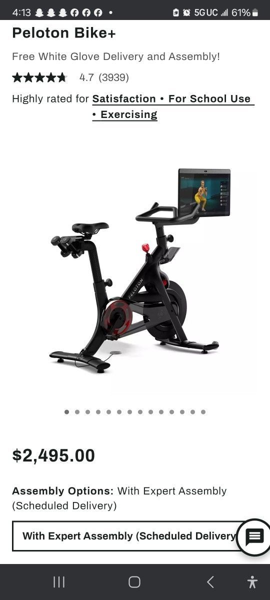 New Peloton Bike