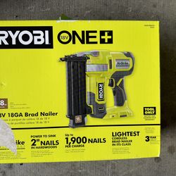 Ryobi 18 Gauge Brad Nailer - Tool Only