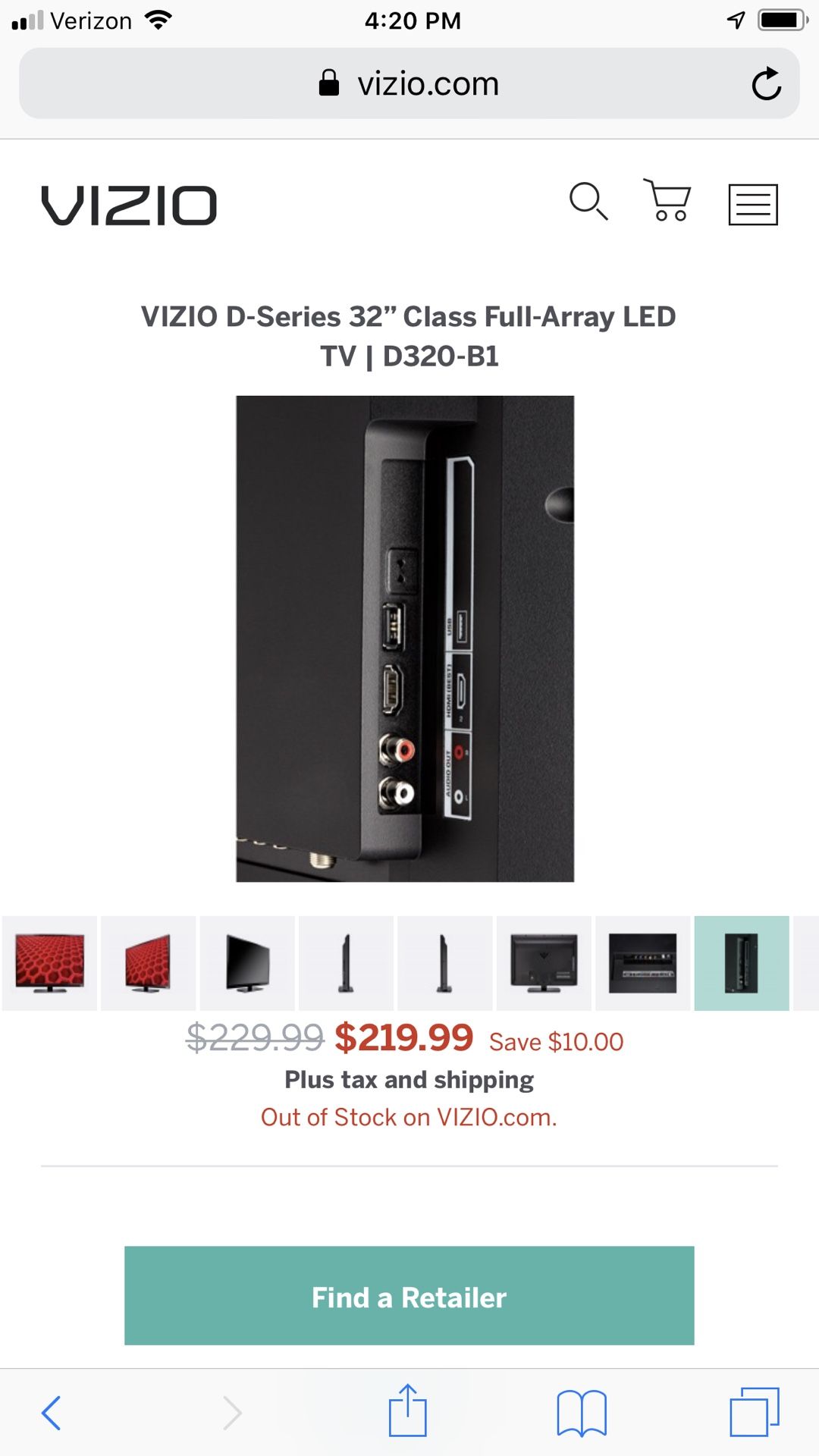 32” Vizio TV