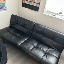 Leather Material Futon Couch 