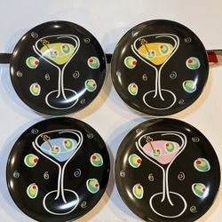 Cocktail Plates Set Of Four