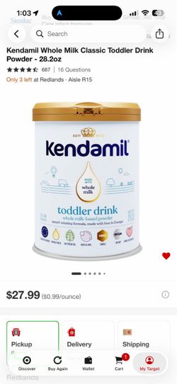 Kendamil toddler