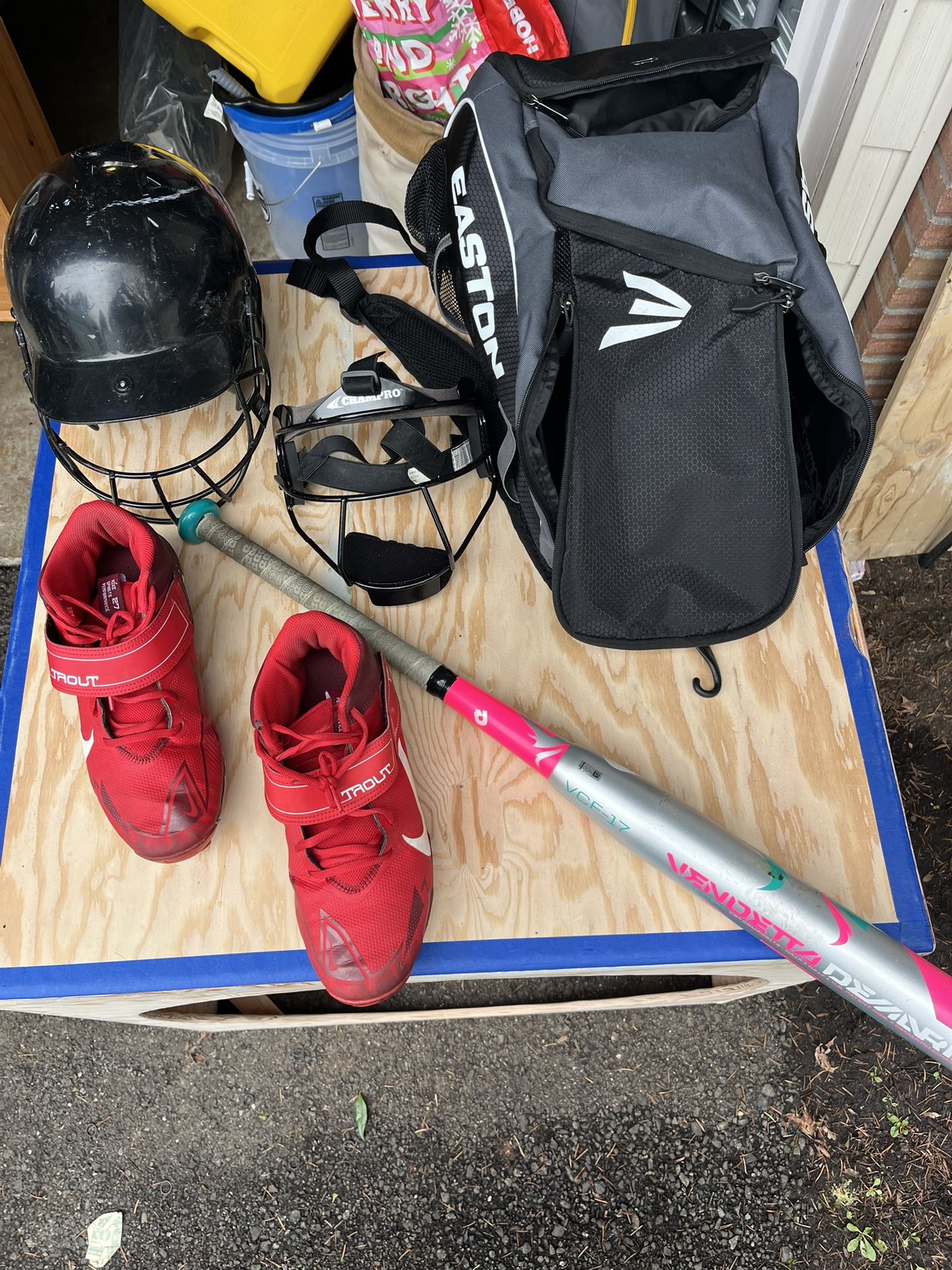 Softball/ Baseball Gear. 