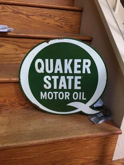 Quaker State Oil Vintage style metal sign