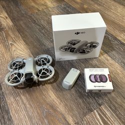 DJI Neo with one New battery, ND filters, Camera Guard.
