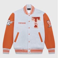 OVO Texas letterman Jacket Medium brand new