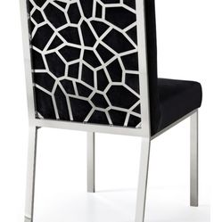 Black Chrome Dining Chairs
