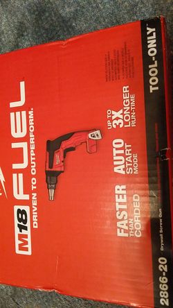 Milwaukee drywall screw gun