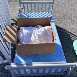 Gray toddler Bed With Two Safety Bed Rails