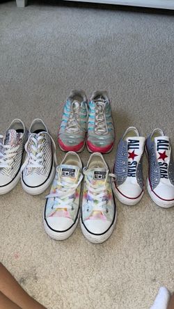 Size 2 converse and Nike bundle