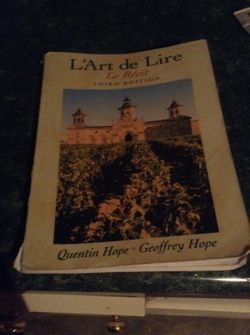 L'Art de Lire by Geoffrey and Quentin Hope