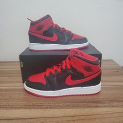 Jordan 1 Mid GS Alternate Bred 