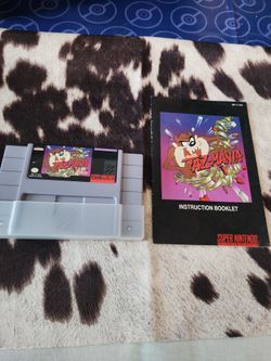 Taz-Mania w/manual SNES $12