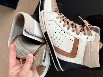 Kenneth Cole High-Tops - White , tan and black high Tops