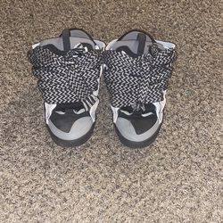 lanvin curbs gray,black and white