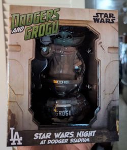 Star wars grogu dodgers SGA bobblehead NEW