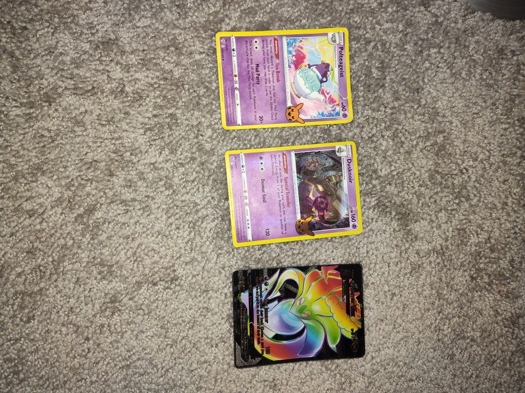 3 Pokemon cards