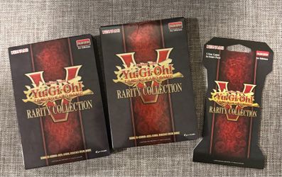 Yu-Gi-Oh! TCG Rarity Collection V box x2 plus sleeve