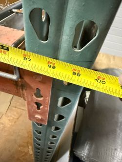 Industrial pallet rack