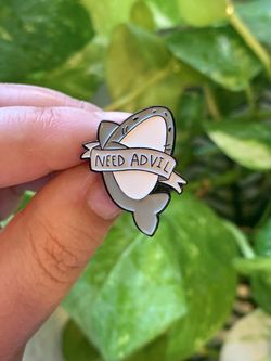 Headache Shark Enamel Pin