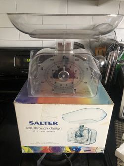 Brand New Clear Salter Food Scale