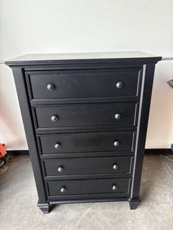 Black dresser