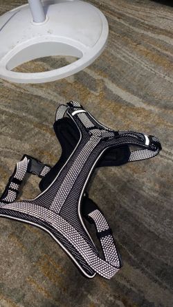 Reflective large dog harness