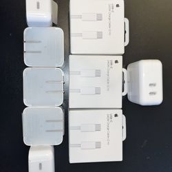 Dual Ports 35Watts Apple Charger& Usb C Cables