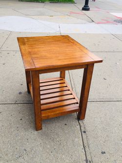 Antique end table