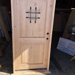 Standard size front door 36 in with frame
