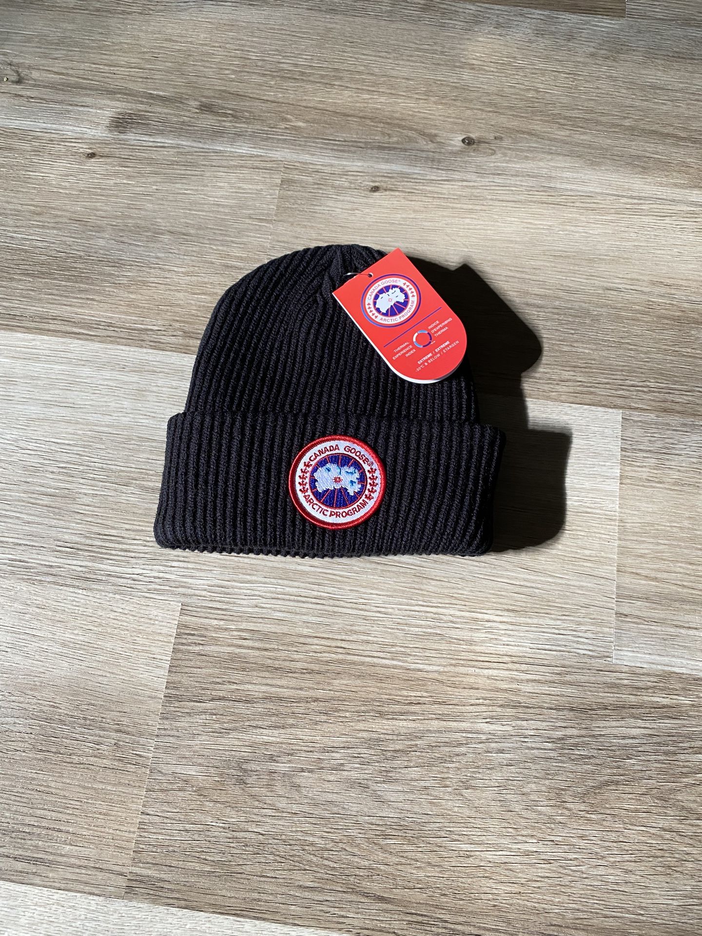 Canada Goose Black Beanie - Authentic, Brand New with Bag