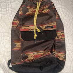 Rare Burton frontier pack Apache print India bag in excellent Condition 