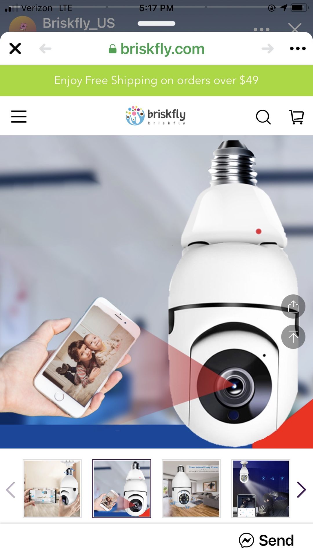 Light Bulb WiFi Camera,All Products : American Fashion Style Bags On Sale