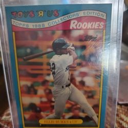 Boston Red Sox 1988 Topps Toys R us Ellis Burks Mike Greenwell John Marzano Rookie Baseball Cards 
