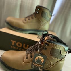 Brahma Steal Toe Work Boots. 